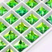 DZ 4068 22mm crystal sew on rhinestone square shape
